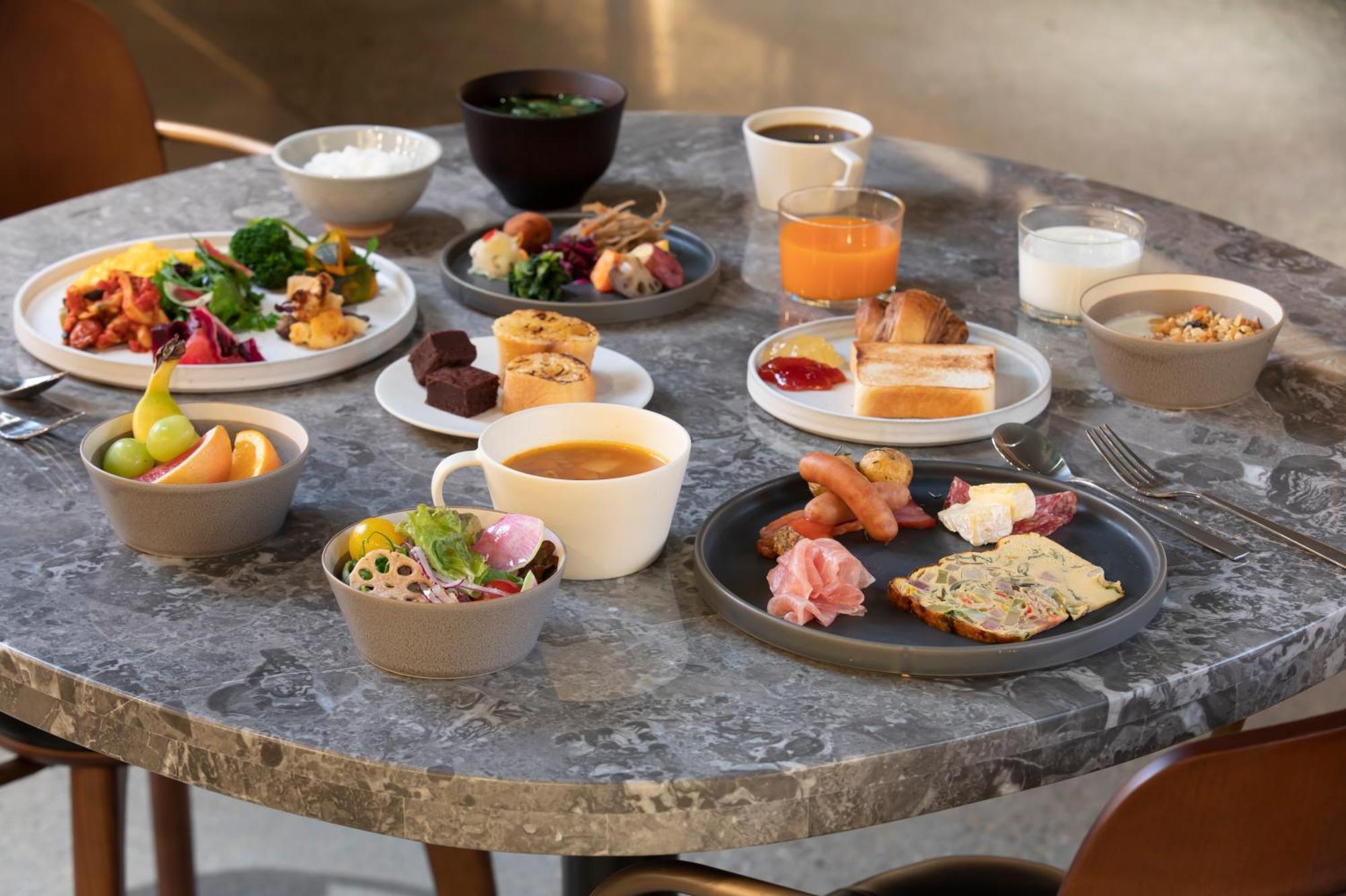Good Nature Hotel Kyoto Exterior photo A breakfast buffet at a hotel